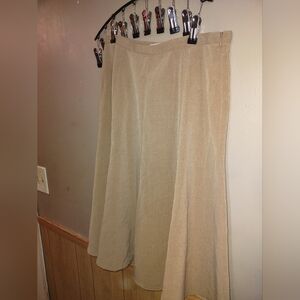 Classic Beige A-Line Women's Skirt